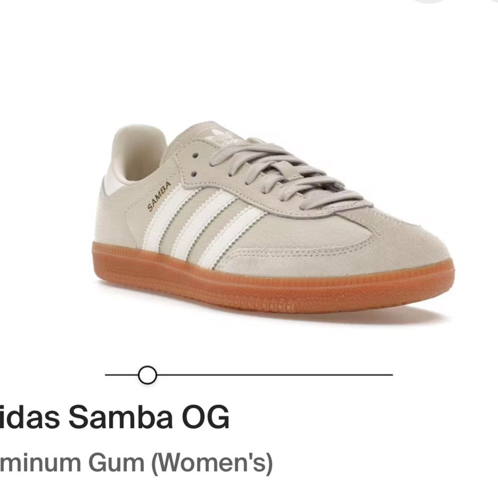 Adidas Samba OG Light Gray and White Sneakers